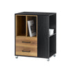 SoBuy ASK01-PF Caisson de Bureau Support Imprimante Bureau Mobile Caisson avec Tiroirs et Compartiments Bureau