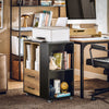 SoBuy ASK01-PF Caisson de Bureau Support Imprimante Bureau Mobile Caisson avec Tiroirs et Compartiments Bureau