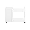 SoBuy ASK02-W Caisson de Bureau à roulettes, Support Imprimante Roulant, Organiseur Bureau Bureau