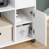 SoBuy ASK02-W Caisson de Bureau à roulettes, Support Imprimante Roulant, Organiseur Bureau Bureau
