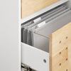 SoBuy ASK06-WN Caisson de Bureau à Roulettes, Organiseur Bureau Bureau, Caisson de Rangement Bureau avec Tiroirs