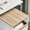 SoBuy ASK08-WN Caisson de Bureau Mobile avec 1 Tiroir Amovible et 2 Compartiments | Prévente