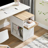 SoBuy ASK08-WN Caisson de Bureau Mobile avec 1 Tiroir Amovible et 2 Compartiments | Prévente