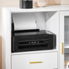 SoBuy ASK09-W Caisson de Bureau à roulettes
