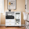 SoBuy ASK09-W Caisson de Bureau à roulettes