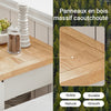SoBuy FKW22-WN Meuble de Cuisine à roulettes avec Plan de Travail Desserte Cuisine compacte pour Rangement Cuisine, extérieur ou Chambre Chariot de Service Multifonction Blanc 60x92x45cm
