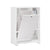 SoBuy BZR105-W Armoire de Salle de Bain avec Paniers à Linge – Meuble Bas de Salle de Bain avec Panier à Abattant et 3 Étagères, Corbeille à Linge Sale, Bois, Blanc, 60x37x86 cm