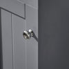 SoBuy BZR106-DG Armoire Étroit Armoire Toilettes WC Compact sur Roulettes Support Papier Toilette Chariot de Stockage Polyvalente