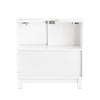 SoBuy BZR142-W Meuble Sous Lavabo Salle de Bain Meuble Sous Vasque Armoire de Rangement pour Vasque