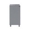SoBuy BZR148-DG Meuble Sous Lavabo de Salle de Bain, Meuble Sous Vasque à 2 Portes
