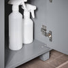 SoBuy BZR148-DG Meuble Sous Lavabo de Salle de Bain, Meuble Sous Vasque à 2 Portes