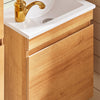 SoBuy BZR169-N Meuble Suspendu pour Lavabo Armoire de Salle de Bain avec Vasque Ensemble de Lavabo en céramique