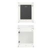 SoBuy BZR170-SET Meuble Suspendu pour Lavabo avec Miroir Meuble sous Vasque avec Miroir Ensemble de Lavabo en céramique