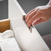 SoBuy BZR171-N Meuble Suspendu pour Lavabo Armoire avec Vasque Ensemble de Lavabo en céramique, 1 Tiroir et 1 Compartiment