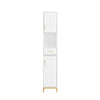 SoBuy BZR181-W Meuble Colonne Salle de Bain, Armoire de Rangement Placard de Rangement Étroite