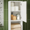 SoBuy BZR181-W Meuble Colonne Salle de Bain, Armoire de Rangement Placard de Rangement Étroite