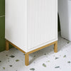 SoBuy BZR181-W Meuble Colonne Salle de Bain, Armoire de Rangement Placard de Rangement Étroite