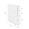 SoBuy BZR183-W Armoire Toilettes WC Support Papier Toilette Meuble de Salle de Bain