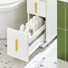 SoBuy BZR183-W Armoire Toilettes WC Support Papier Toilette Meuble de Salle de Bain