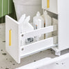 SoBuy BZR183-W Armoire Toilettes WC Support Papier Toilette Meuble de Salle de Bain