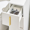SoBuy BZR183-W Armoire Toilettes WC Support Papier Toilette Meuble de Salle de Bain