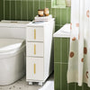 SoBuy BZR183-W Armoire Toilettes WC Support Papier Toilette Meuble de Salle de Bain