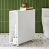 SoBuy BZR183-W Armoire Toilettes WC Support Papier Toilette Meuble de Salle de Bain