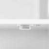 SoBuy BZR186-W Meuble Bas Salle de Bain Meuble de Rangement Armoire Toilette Meuble WC , 1 Compartiment Ouvert et 2 Étages
