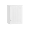 SoBuy BZR19-W Meuble Haut Salle de Bain – Armoire de Salle de Bain Suspendue avec Porte et Étagères Réglables, Etagere Murale en Bois pour Cuisine, Entrée – Armoire à Pharmacie, Blanc, 40x52x23cm