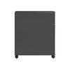 SoBuy BZR191-DG Meuble de Rangement Salle de Bain Étroit sur roulettes, Support Papier Toilette avec roulettes, Armoire Toilettes WC Compact, 3 Tiroirs