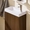 SoBuy BZR196-BR Meuble Suspendu avec Lavabo