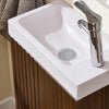 SoBuy BZR196-BR Meuble Suspendu avec Lavabo