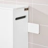 SoBuy BZR199-W Distributeur de Papier Toilette Support à Papier Toilette Armoire Porte-Papier Toilette, Fixé au Mur