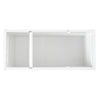 SoBuy BZR199-W Distributeur de Papier Toilette Support à Papier Toilette Armoire Porte-Papier Toilette, Fixé au Mur