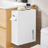 SoBuy BZR199-W Distributeur de Papier Toilette Support à Papier Toilette Armoire Porte-Papier Toilette, Fixé au Mur