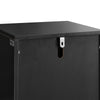 SoBuy BZR203-SCH Meuble Salle de Bain WC Petit Meuble Rangement Étroit avec Porte Bambou, Armoire WC Moderne Gain de Place pour Salle de Bain, Toilettes, Cuisine 30x30x90cm