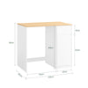SoBuy BZR217-WN Meuble Machine à Laver – Meuble de Salle de Bain avec Panier à Linge et tiroir, pour Lave-Linge et sèche-Linge, Armoire pour Machine à Laver en Bois, Blanc, 100 x 60 x 90 cm