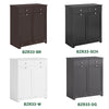 SoBuy BZR33-BR Meuble Bas de Salle de Bain Armoire Toilette avec 2 Tiroirs et 2 Paniers
