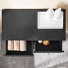 SoBuy BZR33-II-SCH Meuble Salle de Bain avec Panier à Linge Armoire de Rangement 2 Tiroirs et Grande Capacité Sacs à Linge, Idéal pour Salle de Bain, Buanderie, Appartement L78xP38xH91cm, Noir