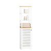SoBuy BZR43-W Meuble Colonne de Salle de Bain Armoire Haute Meuble de Rangement