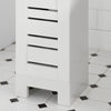 SoBuy BZR85-W Porte Papier Toilette Vertical, étroit, Meuble WC, Support Papier Toilette, Armoire Toilettes