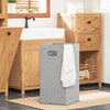 SoBuy BZR95-N Meuble Colonne de Salle de Bain, Armoire Haute, Placard de Rangement, Étagère de Rangement avec 1 Panier à Linge et 3 Étagères