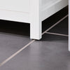SoBuy BZR97-W Armoire à Linge avec Sac à Linge, Meuble Bas de Salle de Bain Armoire Toilette