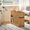 SoBuy FBT158-N Bout de Canapé Table d'Appoint avec 1 Plateau Amovible, 1 Tiroir Coulissant et 1 Compartiment Ouvert