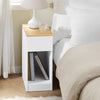 SoBuy FBT111-II-WN Table de Chevet Table de Nuit Bout de Canapé Table d'Appoint Table Basse | Prévente