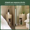 SoBuy FBT111-N Table de Chevet Table de Nuit Bout de Canapé Table d'Appoint Table Basse avec Tiroir