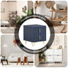 SoBuy FBT115-B Table de Chevet, Table de Nuit avec 2 tiroirs, Table d’appoint Moderne pour Chambre et Salon, Bleu L40 x P40 x H47 cm