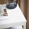 SoBuy FBT117-W Table d'Appoint, Bout de Canapé, Table Basse, Table de Chevet, Table de Nuit