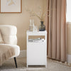 SoBuy FBT117-W Table d'Appoint, Bout de Canapé, Table Basse, Table de Chevet, Table de Nuit