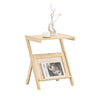 SoBuy FBT122-N Table d'appoint avec Porte-Revues Bout de Canapé Table de Chevet Petite Porte Journaux Table d'appoint